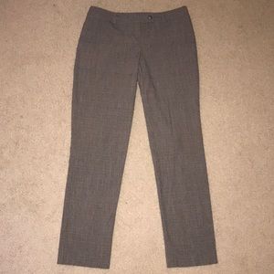 Plaid Staight Dress Pants